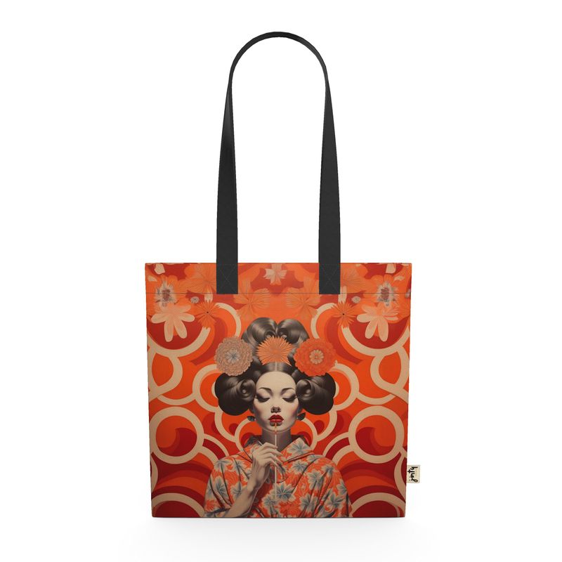 Organic Cotton Tote Bag - Hana - Jinty Designs
