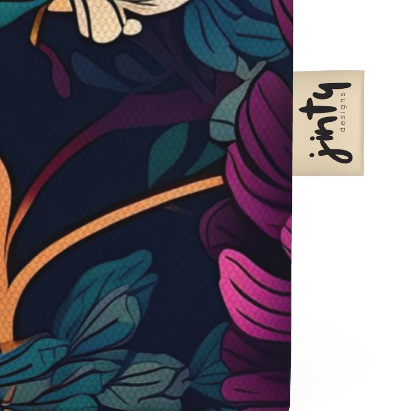 Organic Cotton Mini Tote - Imperial Garden - Jinty Designs