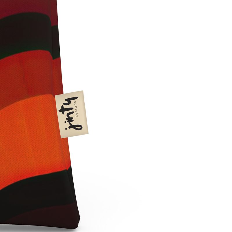 Tote Bag in Neoprene, Burnt Art Deco Arch - Jinty Designs