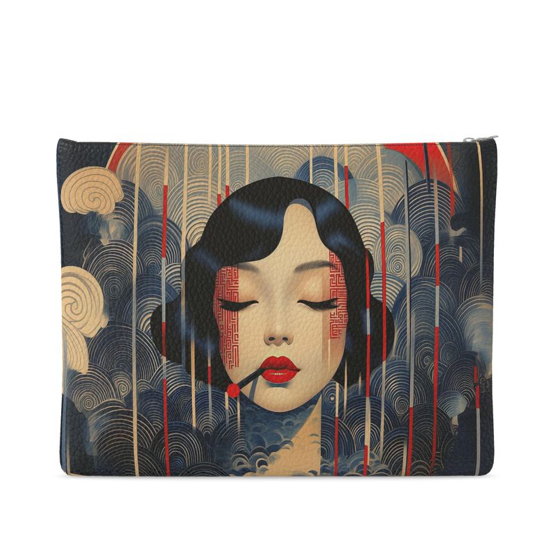 Leather Clutch Bag - Suyin - Jinty Designs