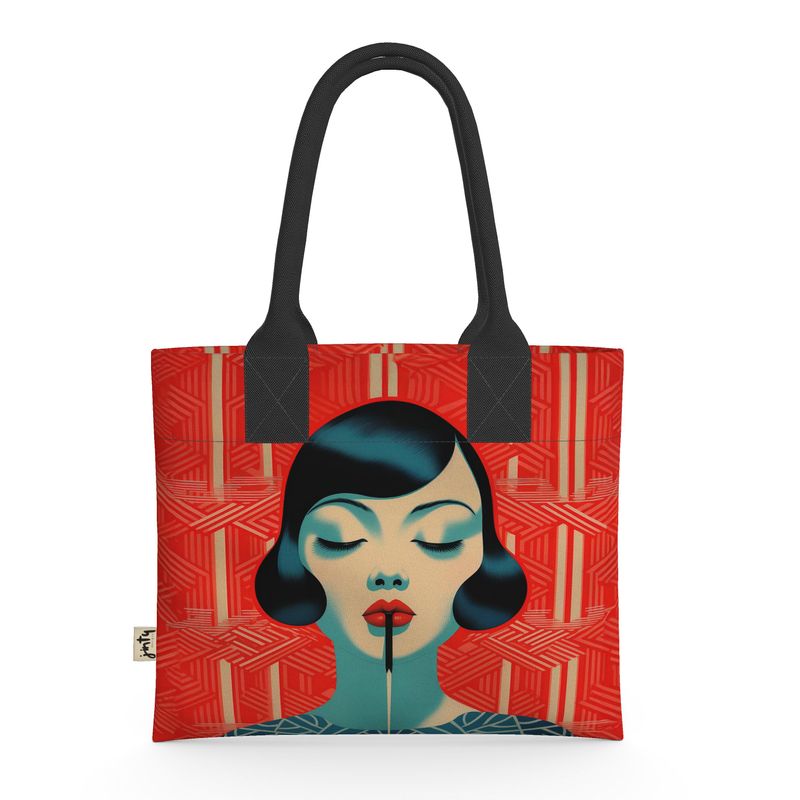 Mini Tote in Neoprene - Vivi - Jinty Designs