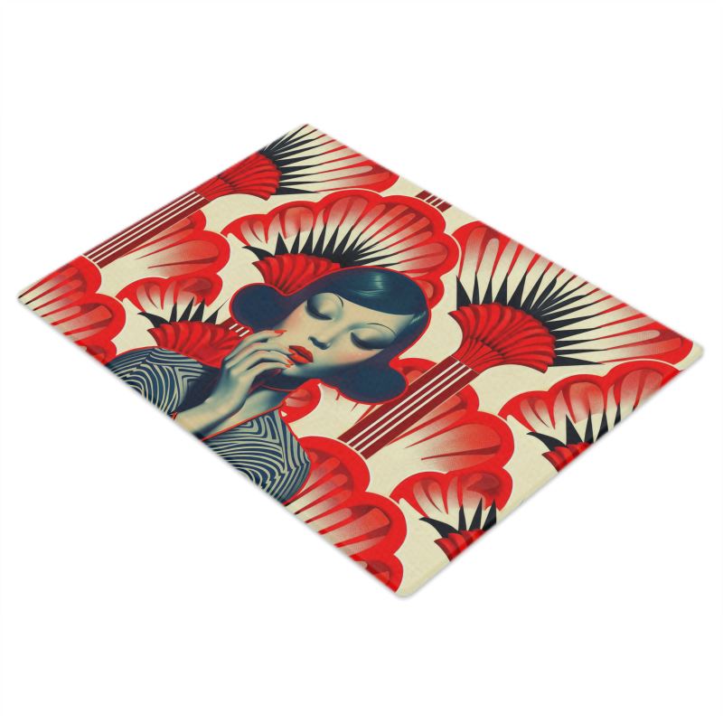 Glass Chopping Board / Serving Plate - Mei - Jinty Designs