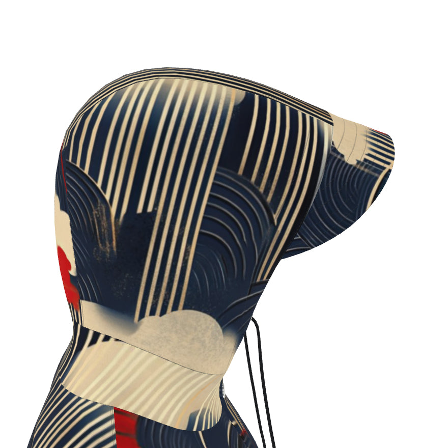 Pullover Rain Poncho, Clouds and Rain - Jinty Designs