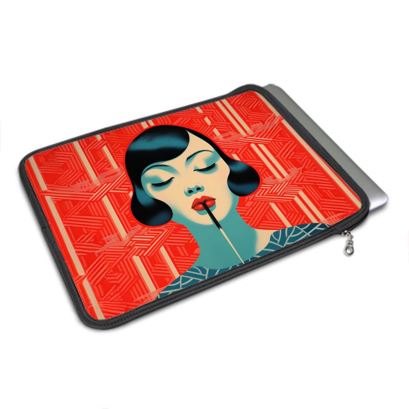 MacBook Air Cover, Red Shanghai Girl