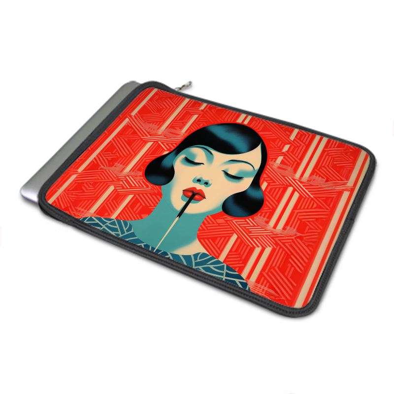 MacBook Air Cover, Red Shanghai Girl