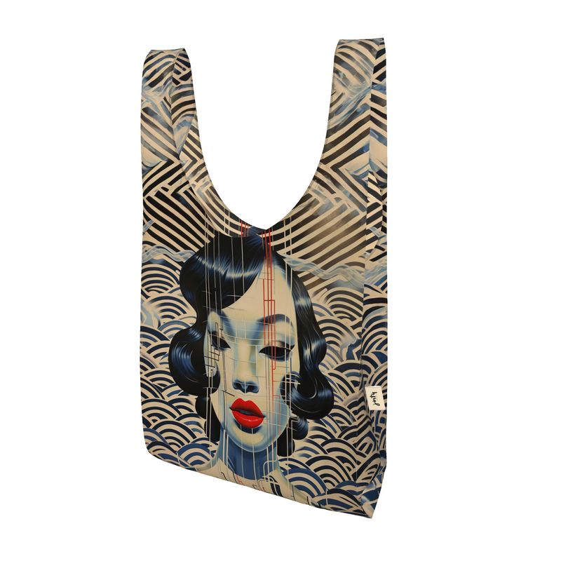 Parachute Shopper Bag, Vintage Shanghai Girl