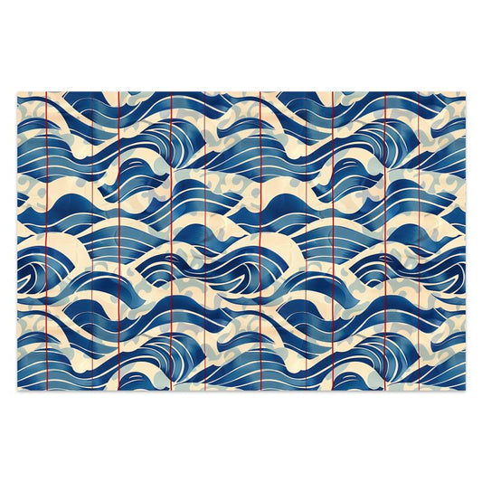 Sarong, Blue Waves Red Line