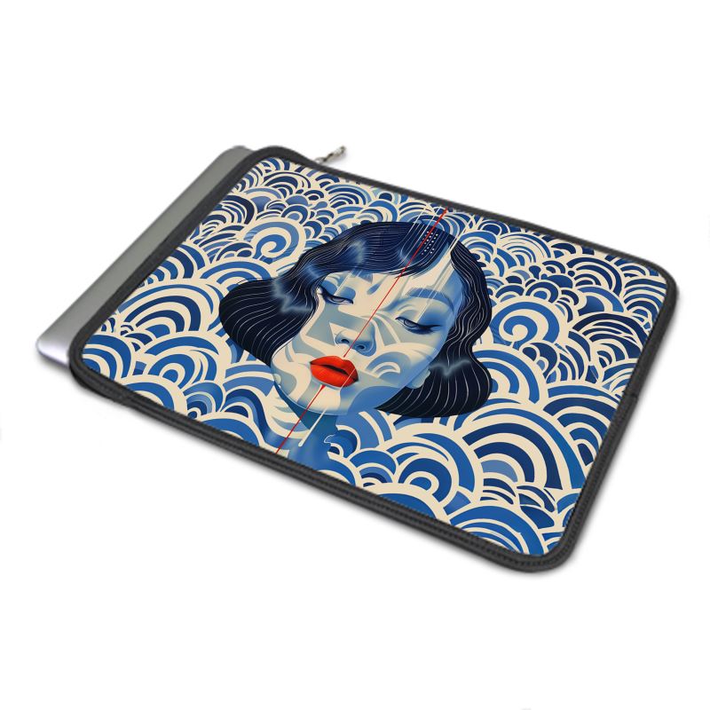 MacBook Air Cover, Blue Shanghai Girl