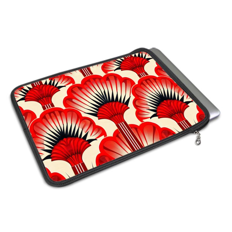 MacBook Air Cover, Red Feather Fans