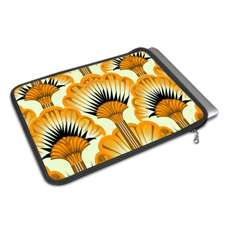 MacBook Air Cover, Yellow Feather Fans