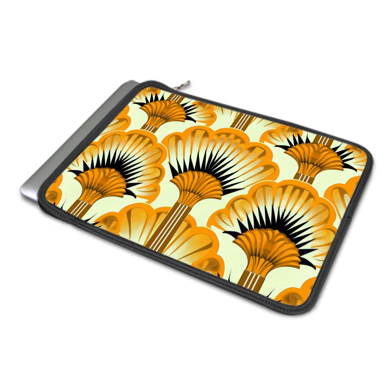 MacBook Air Cover, Yellow Feather Fans