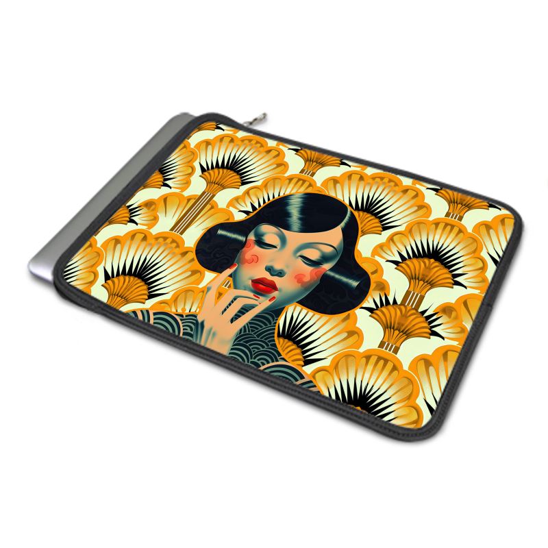 MacBook Air Cover,Yellow Shanghai Girl