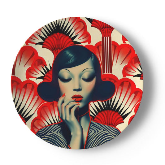 MEI Collection: Fine Bone China Plate - available in 3 sizes. - Jinty Designs