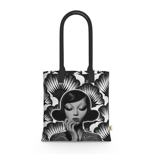 Tote Bag in Neoprene - Noir - Jinty Designs