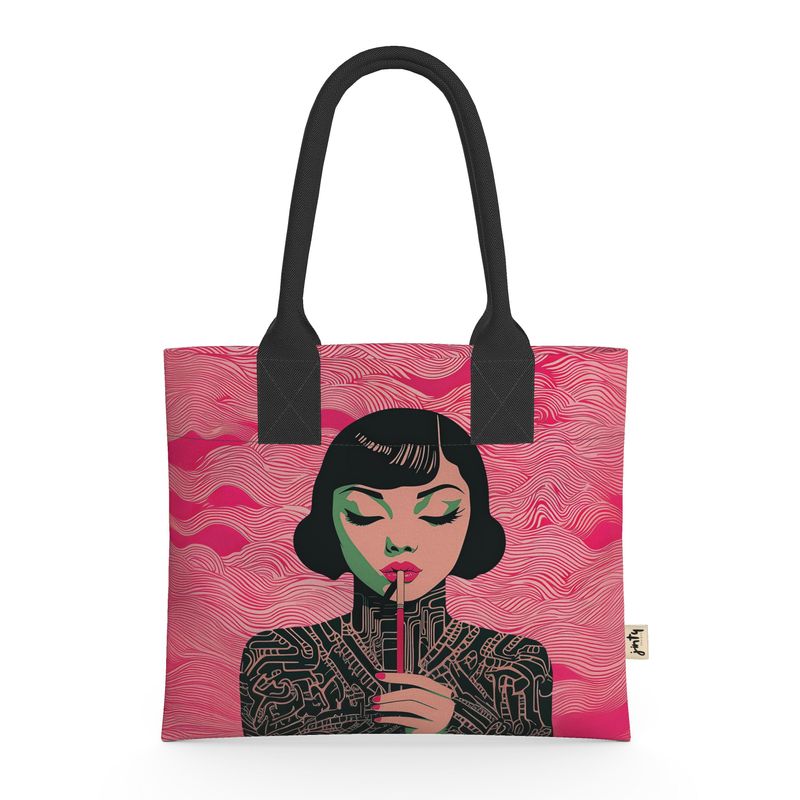 Mini Tote in Neoprene - Mei Ling - Jinty Designs