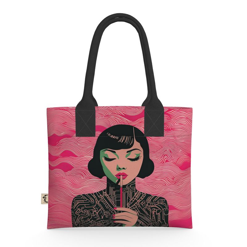 Mini Tote in Neoprene - Mei Ling - Jinty Designs