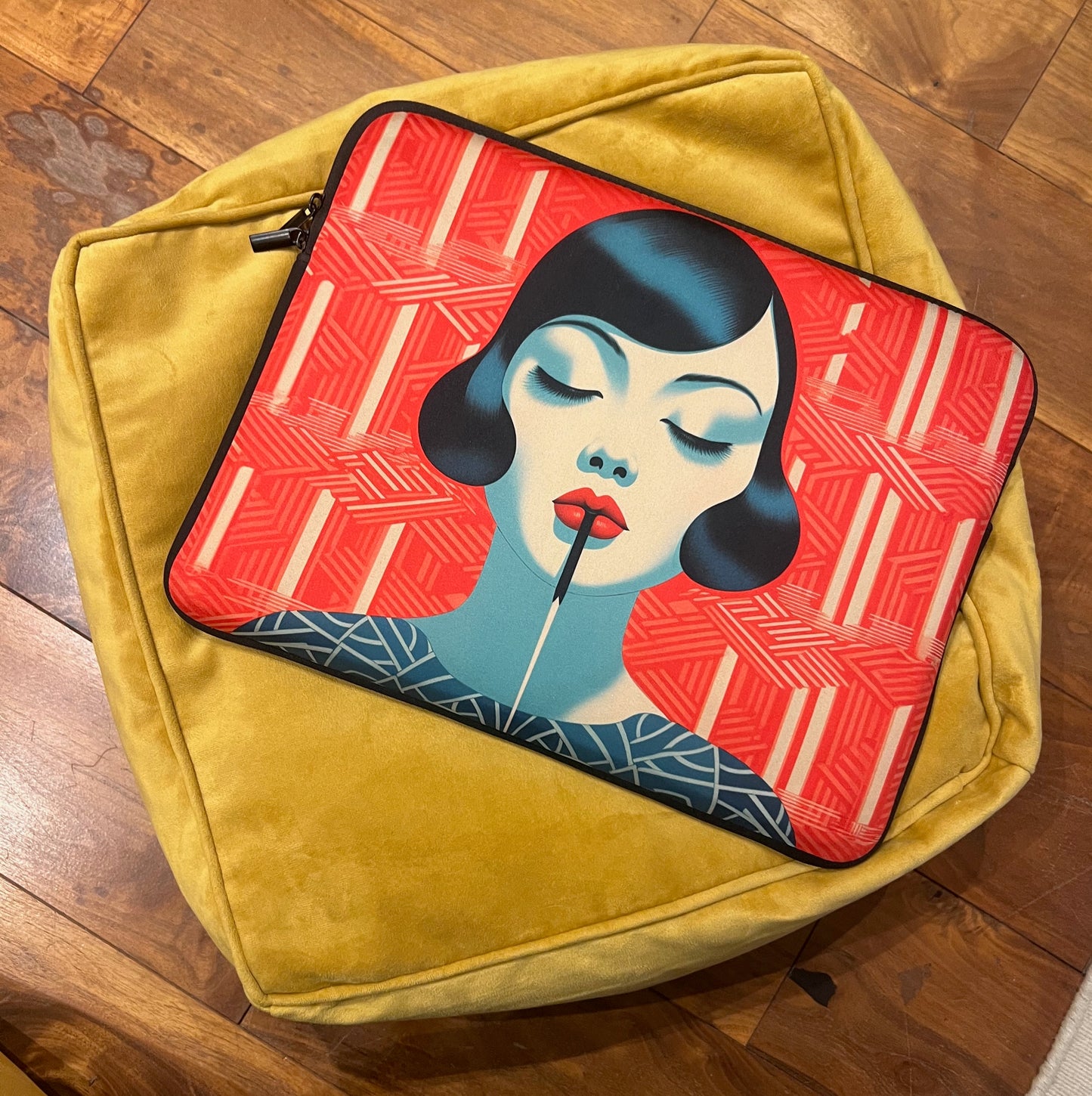 MacBook Air Cover, Red Shanghai Girl